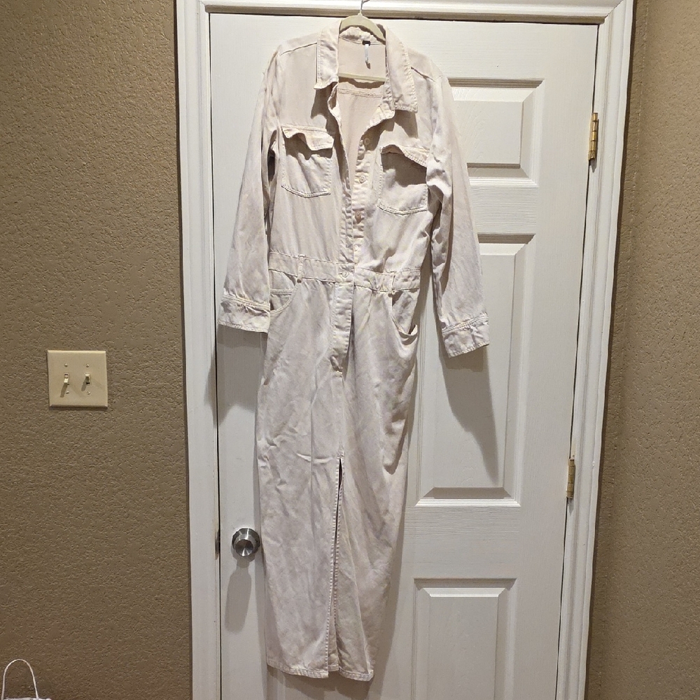 Elegant Cream Long Dress